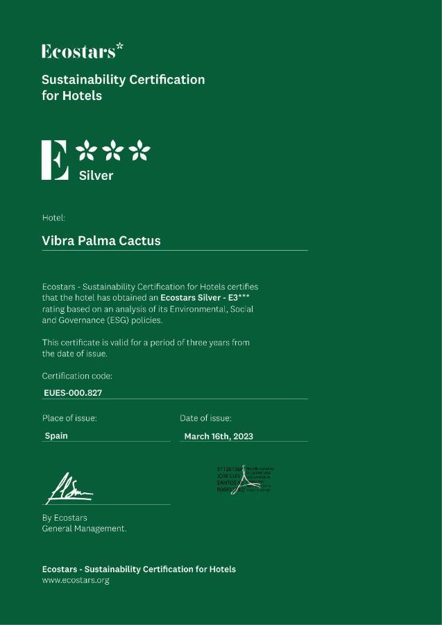 Hotel Vibra Palma Cactus ปลายาเดปัลมา ภายนอก รูปภาพ